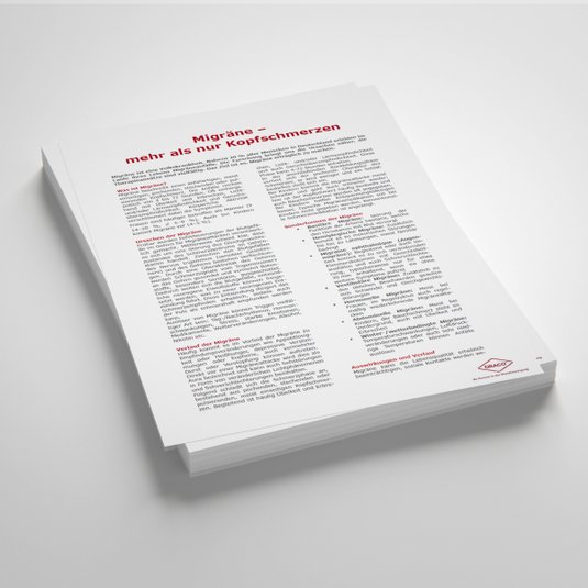 Handout: Migräne, mehr als nur Kopfschmerzen