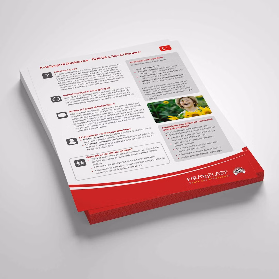 Infoblatt Amblyopie - Türkisch