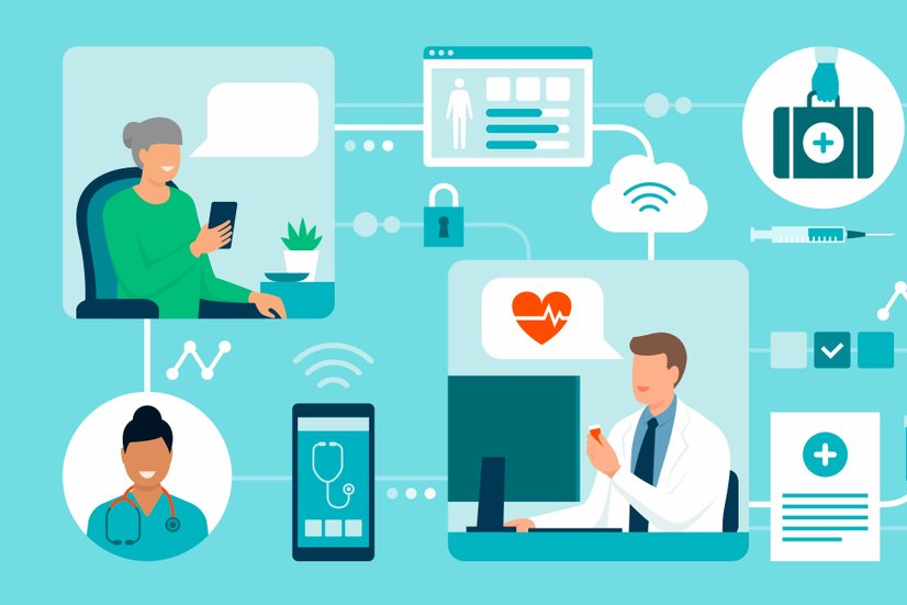 Digitalisierung im Gesundheitswesen, Illustration
