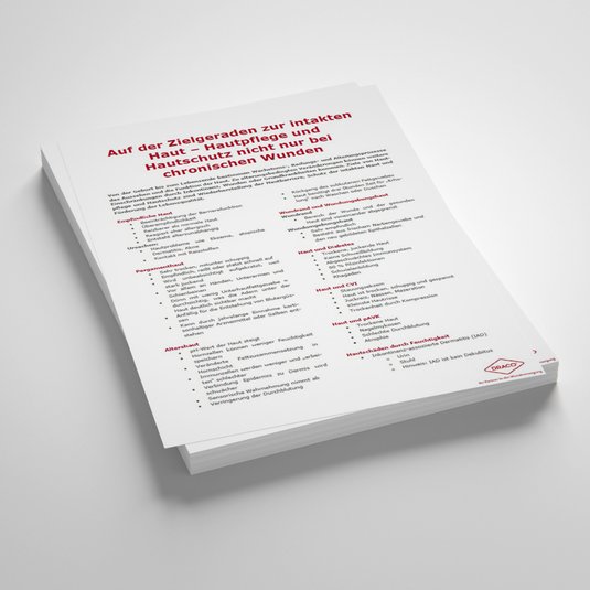 Vorschau Draco Handout auf der Zielgeraden zur intakten Haut