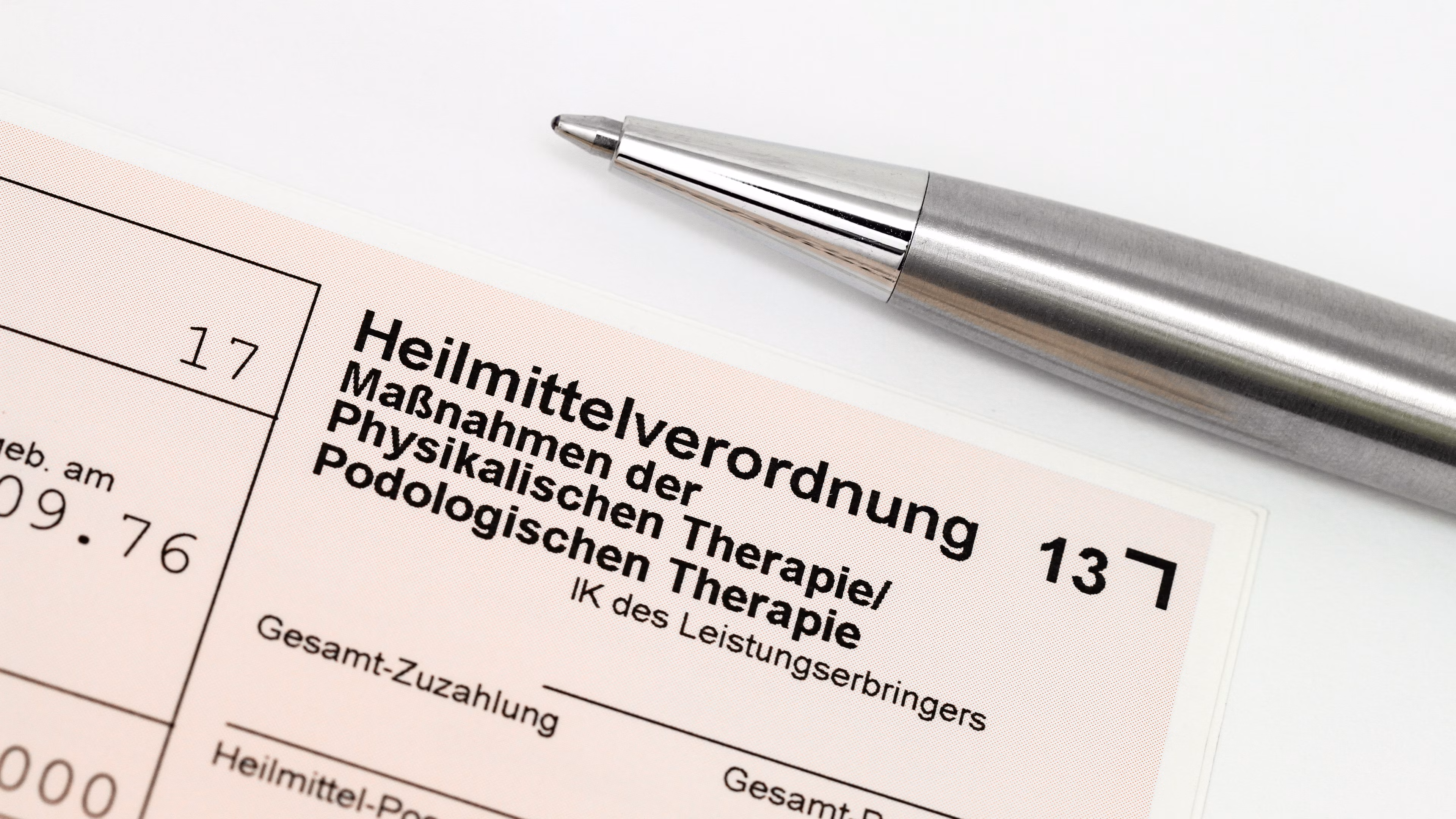 Rezept Heilmittelverordnung