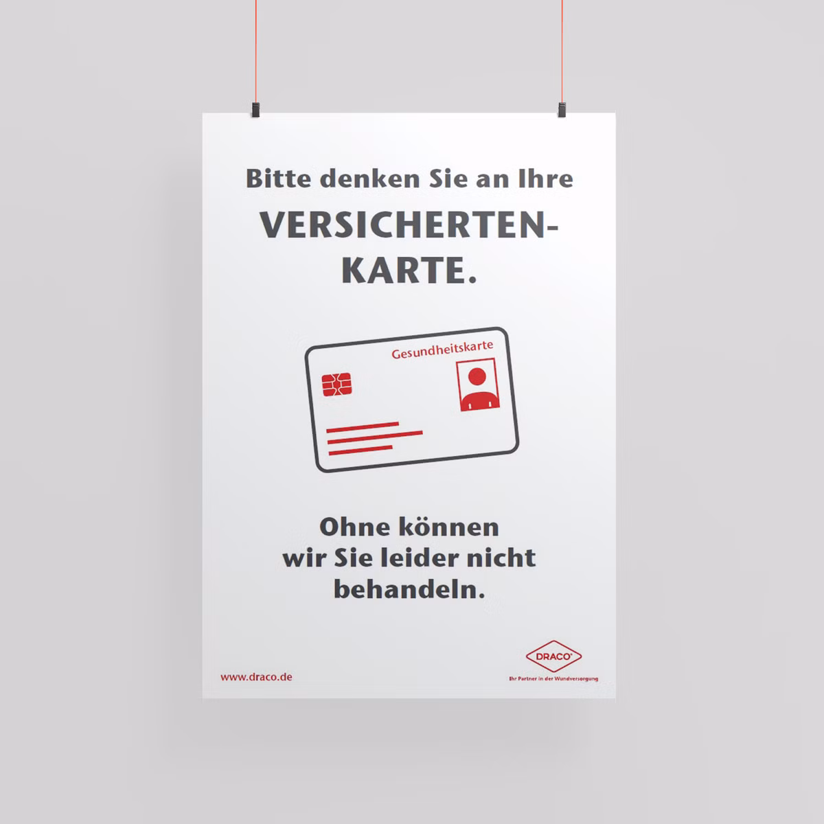 Vorschau Draco Plakat Versichertenkarte