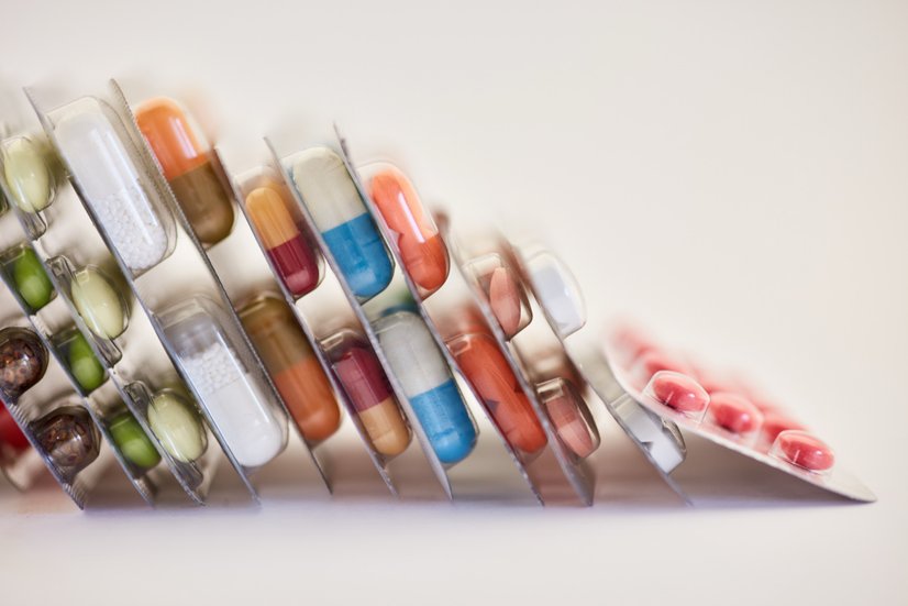 Medikamente, Arzneimittel in Blisterverpackungen
