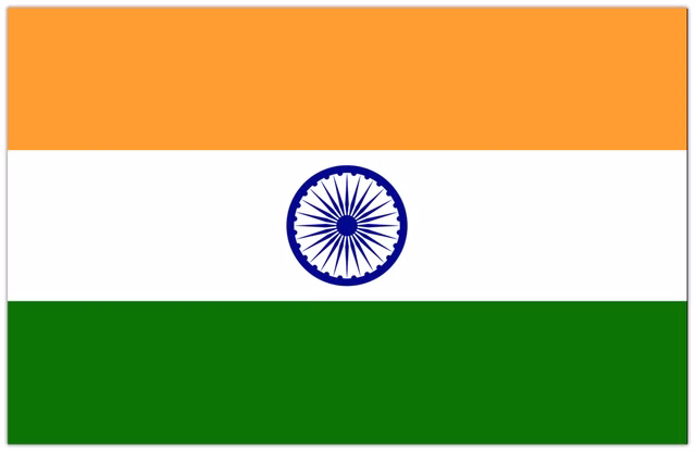 Flagge Indien