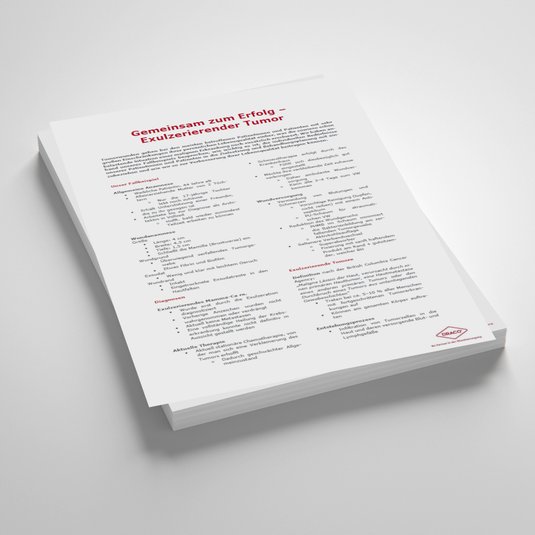 Vorschaubild Handout: Gemeinsam zum Erfolg – Exulzerierender Tumor