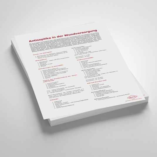 Vorschaubild Handout: Antiseptika in der Wundversorgung