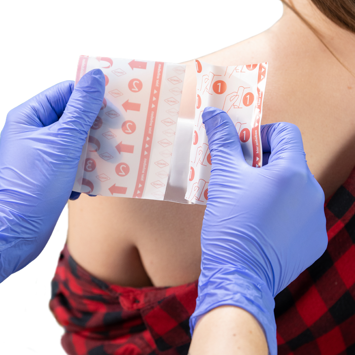 DracoFixiermull waterproof wasserdichte Klebefolie, Aufkleben