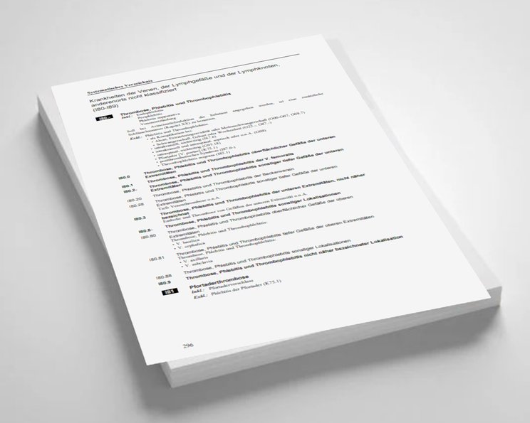 ICD-10 Diagnoseschlüssel