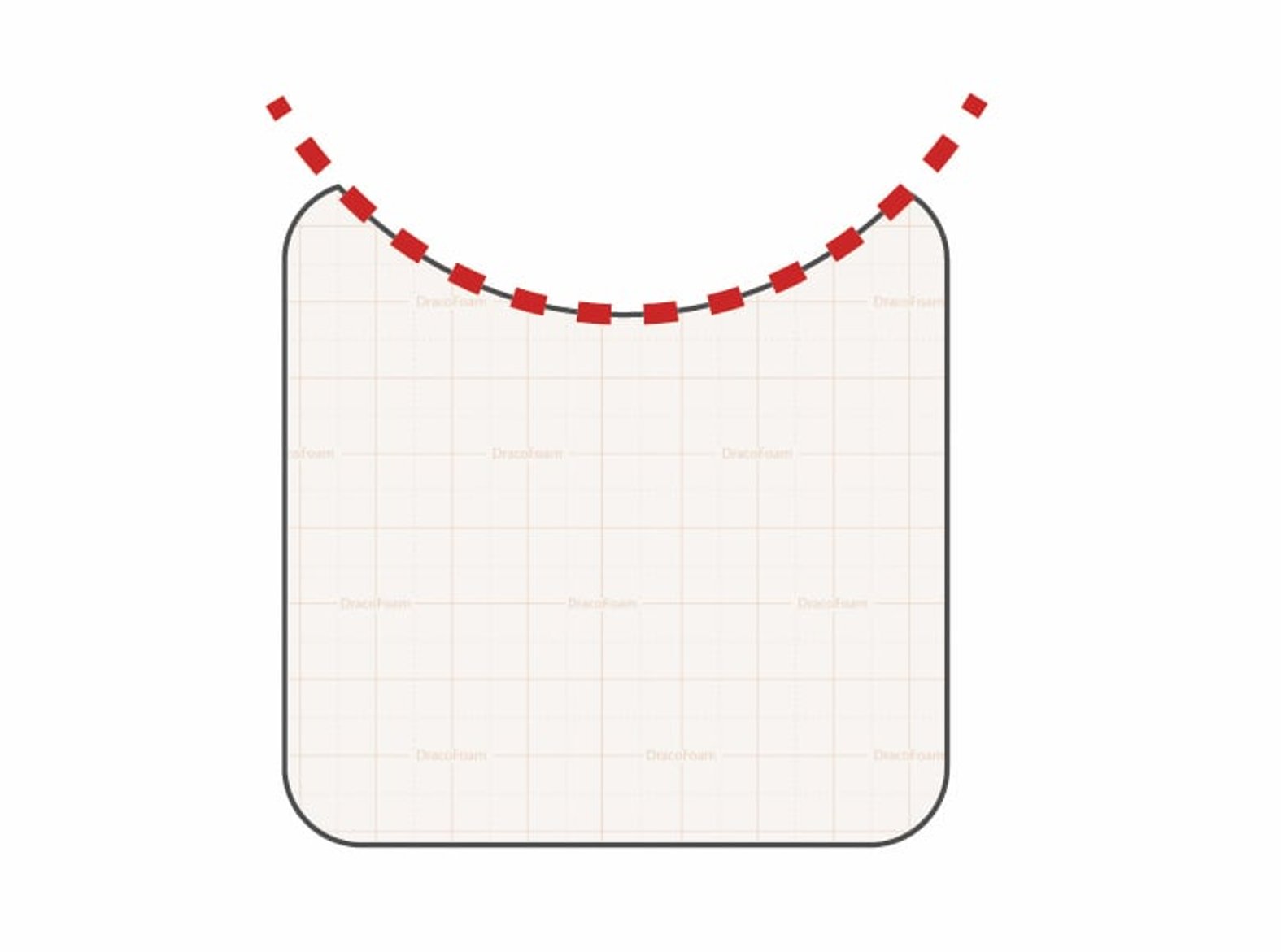 Fußballen-Zuschnitt einer Wundauflage