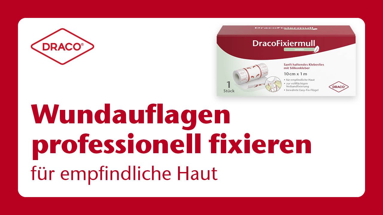 Draco Fixiermull sensitiv - Video-Vorschau