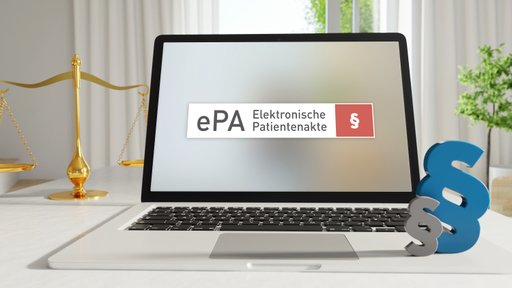 Computer, Elektronische Patientenakte ePa, Symbolbild