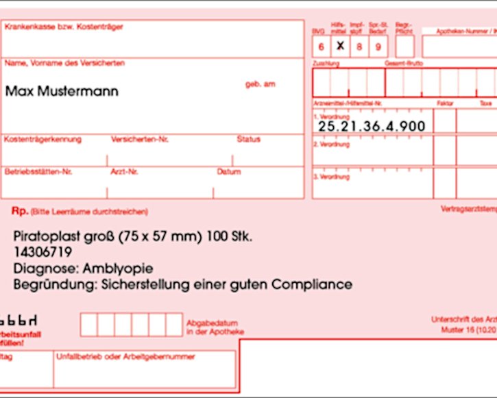 Praxistipp: Hilfsmittel weiterhin auf Muster 16 verordnen 