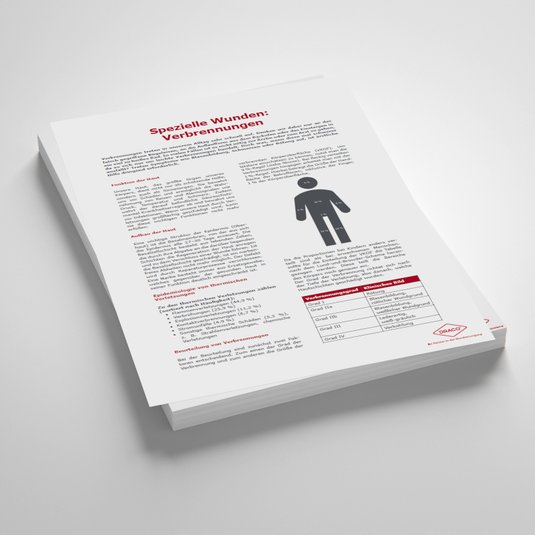 Vorschaubild Handout: Spezielle Wunden: Verbrennungen
