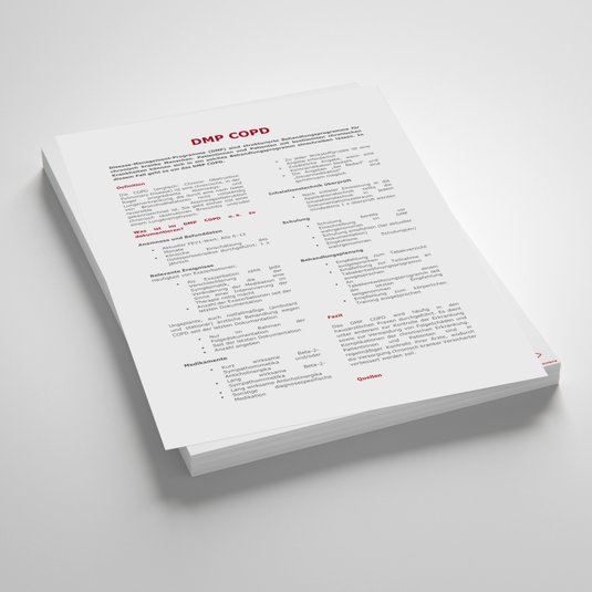 Handout: DMP COPD - So funktionierts in der Praxis