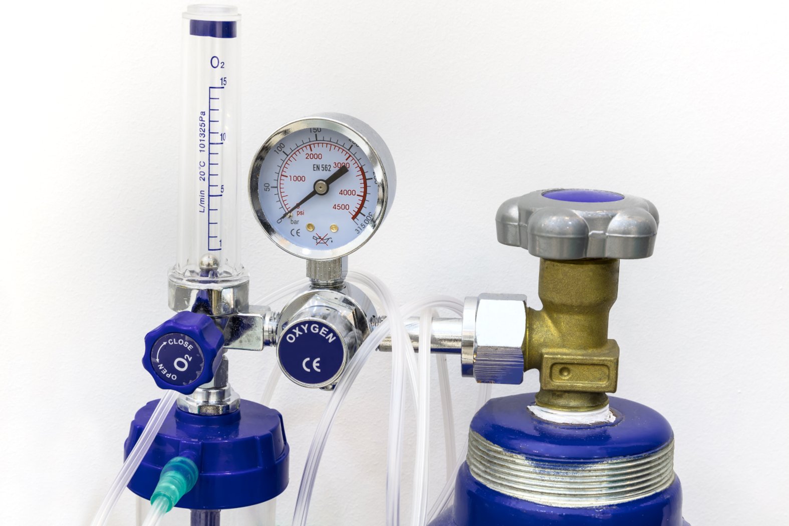 Sauerstofftherapie: Sauerstoffflasche